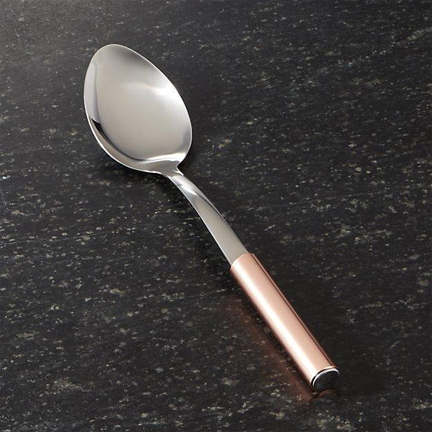 Spoon with Copper Handle