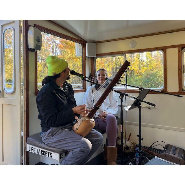 Duo performance on the Sam Patch on the Erie Canal