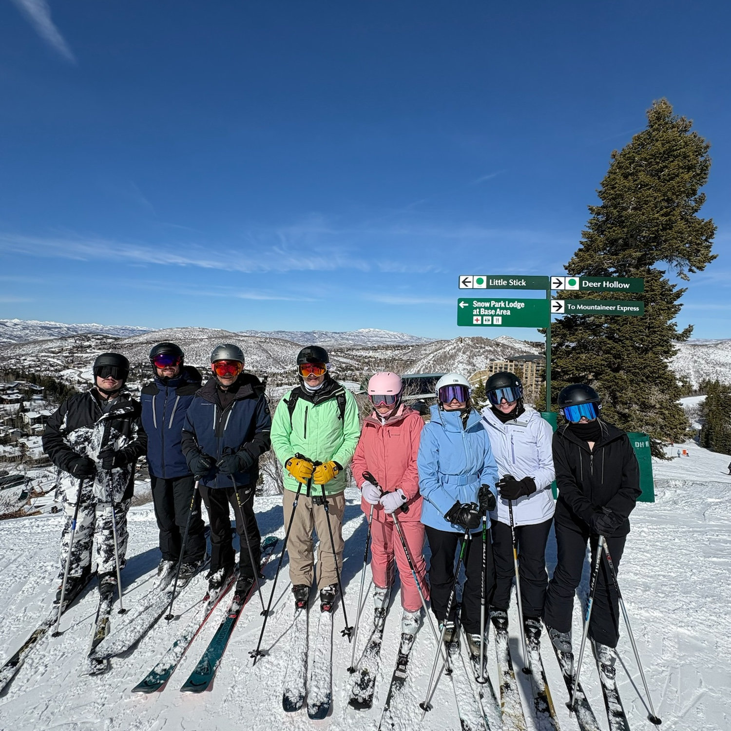 One of our favorite things to do is ski and we especially love skiing with our good friends Troy, Tom, Breanna, Holly, Meghan, Megan and of course Johnny K (Kelly’s dad) as our tour guide.