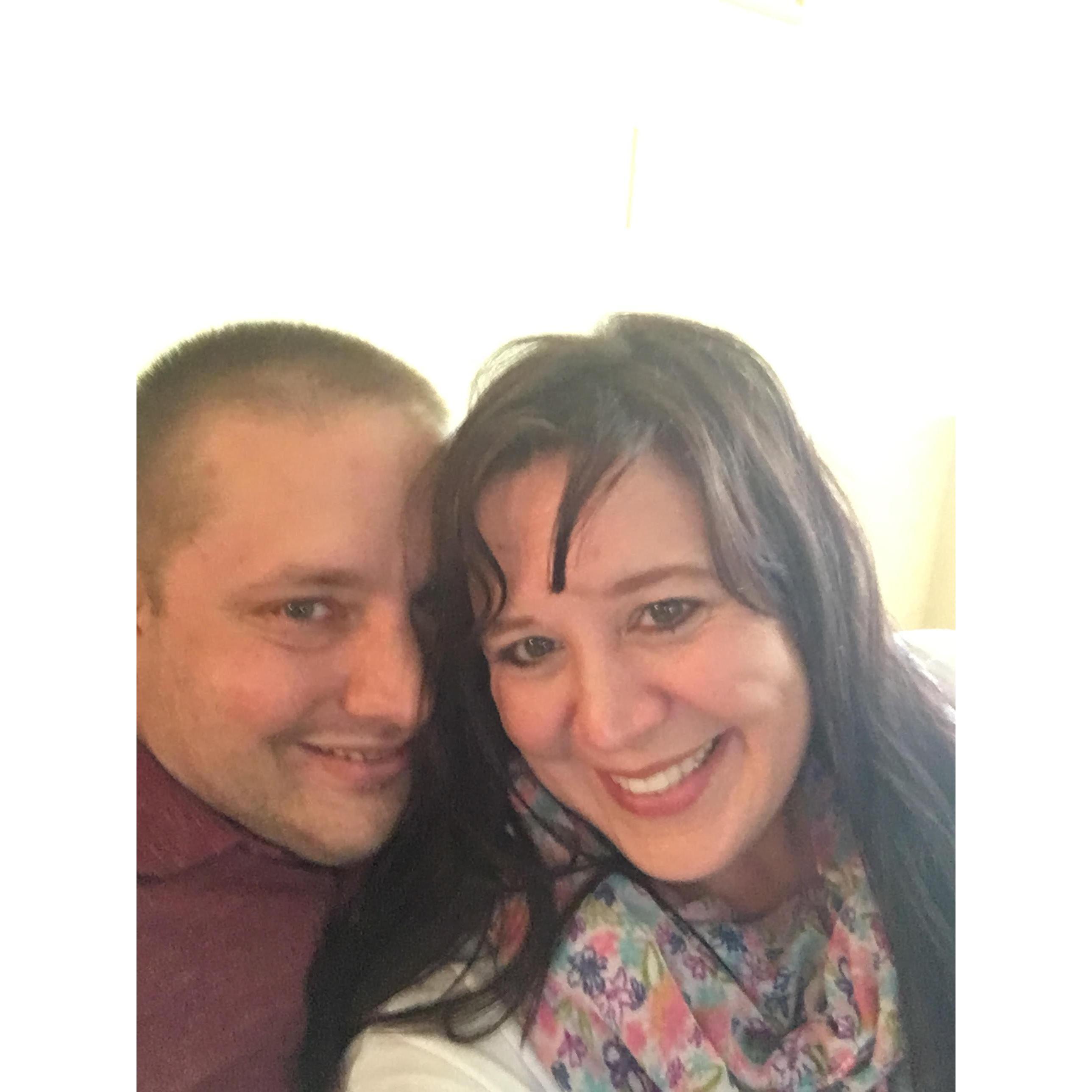 April 2019. Easter dinner at Aunt Meg and Uncle Danny's home in Rochelle Park, NJ