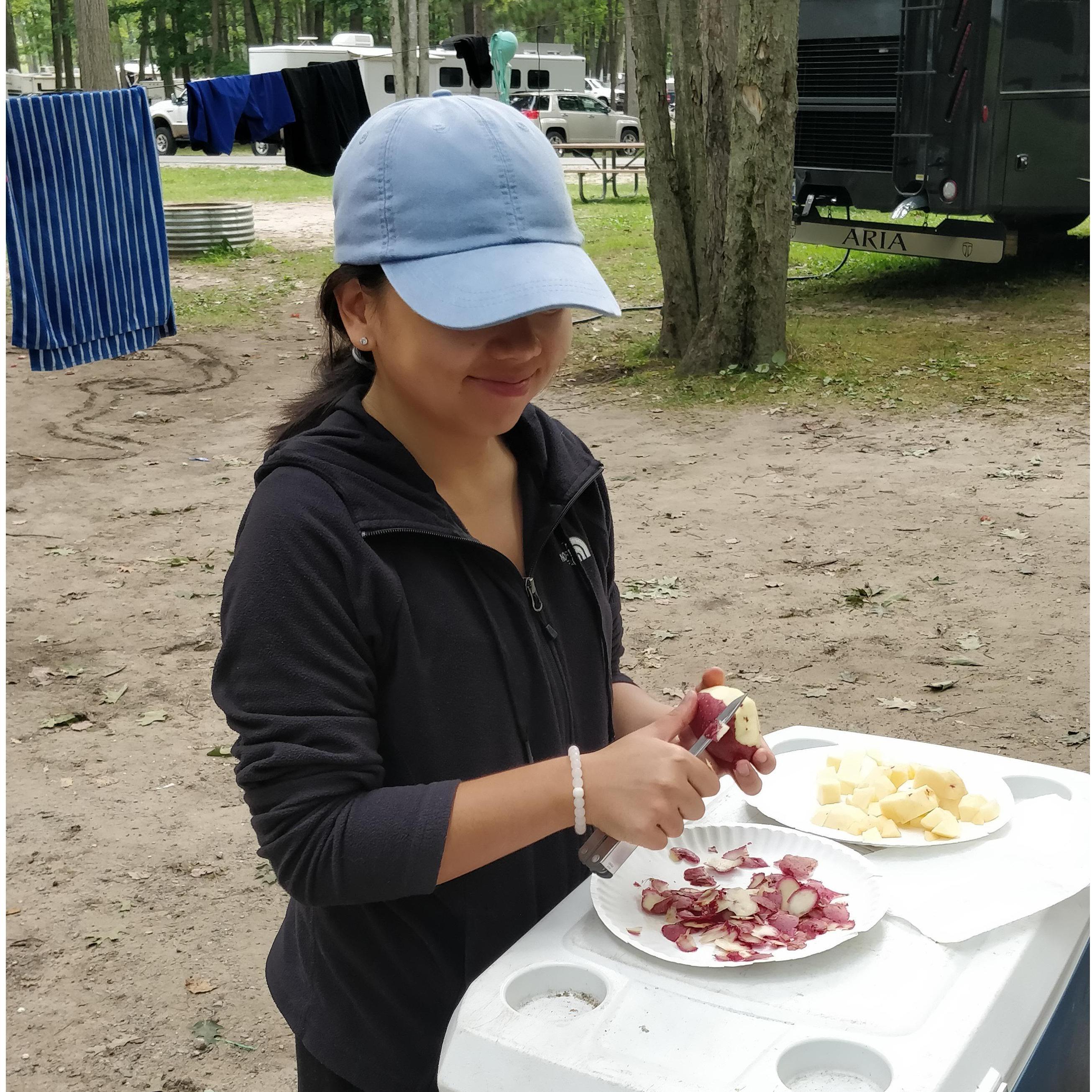 First camping trip together in Michigan- September 2019