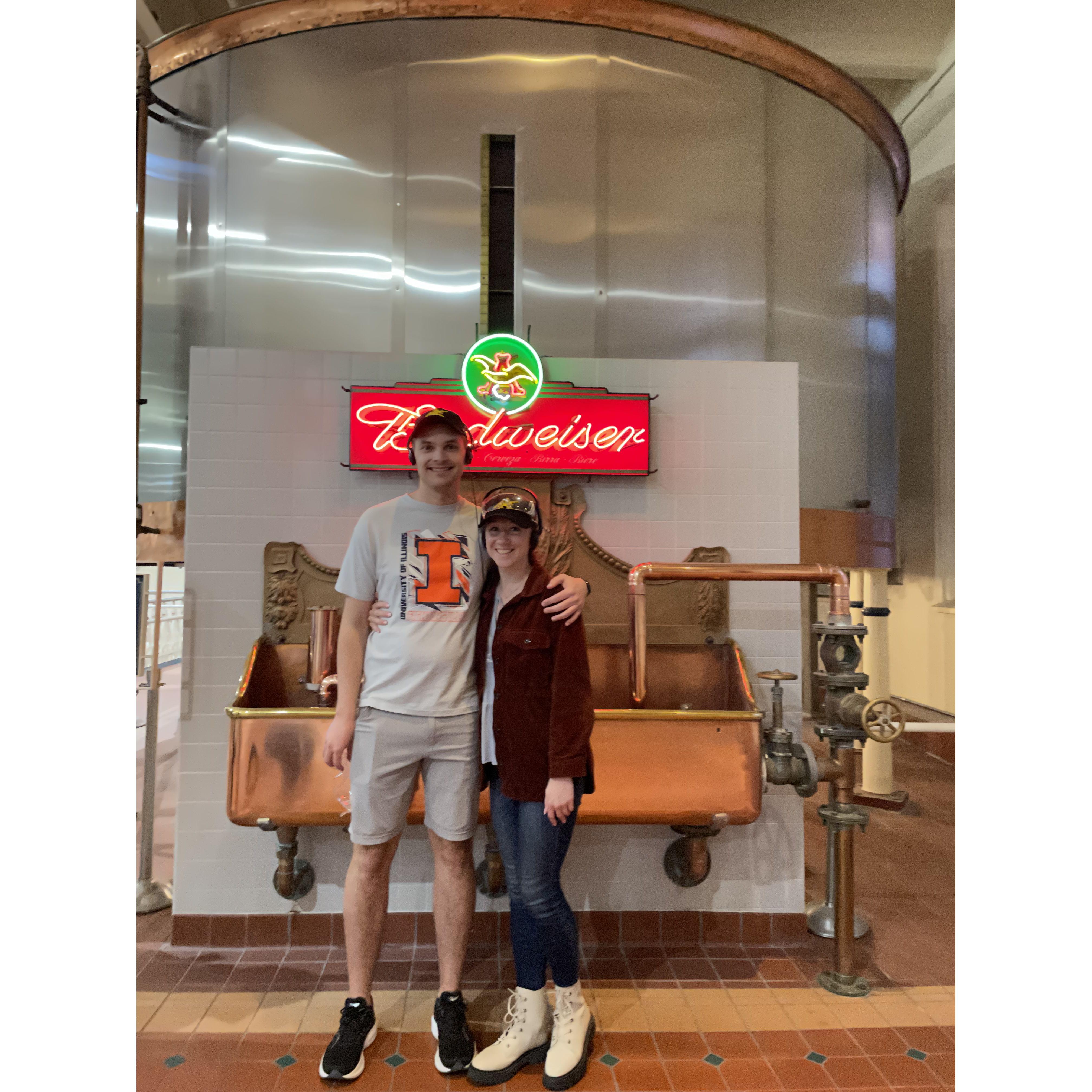 Budweiser tour in STL