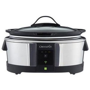 Jarden Consumer Solutions - Crock-Pot Wemo Smart Wifi-Enabled Slow Cooker, 6-Quart, Stainless Steel