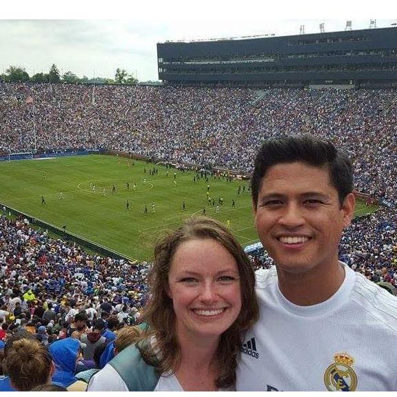 Their first major outing together where they lost each other in the crowd. It was decided then she needed a 'smarter' phone!
