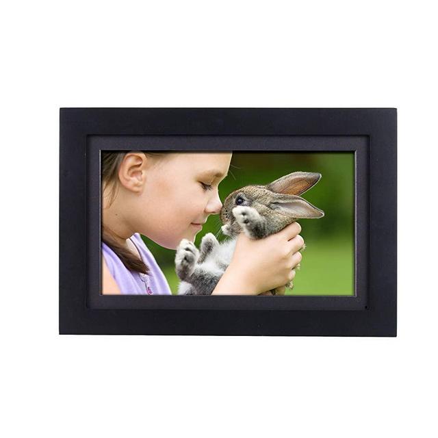 SimplySmart Home PhotoShare Friends and Family Smart Frame Digital Photo Frame, Send Pics from Phone to Frame, WiFi, 8 GB, Holds Over 5,000 Photos, HD, 1080P, iOS, Android (14", Black)