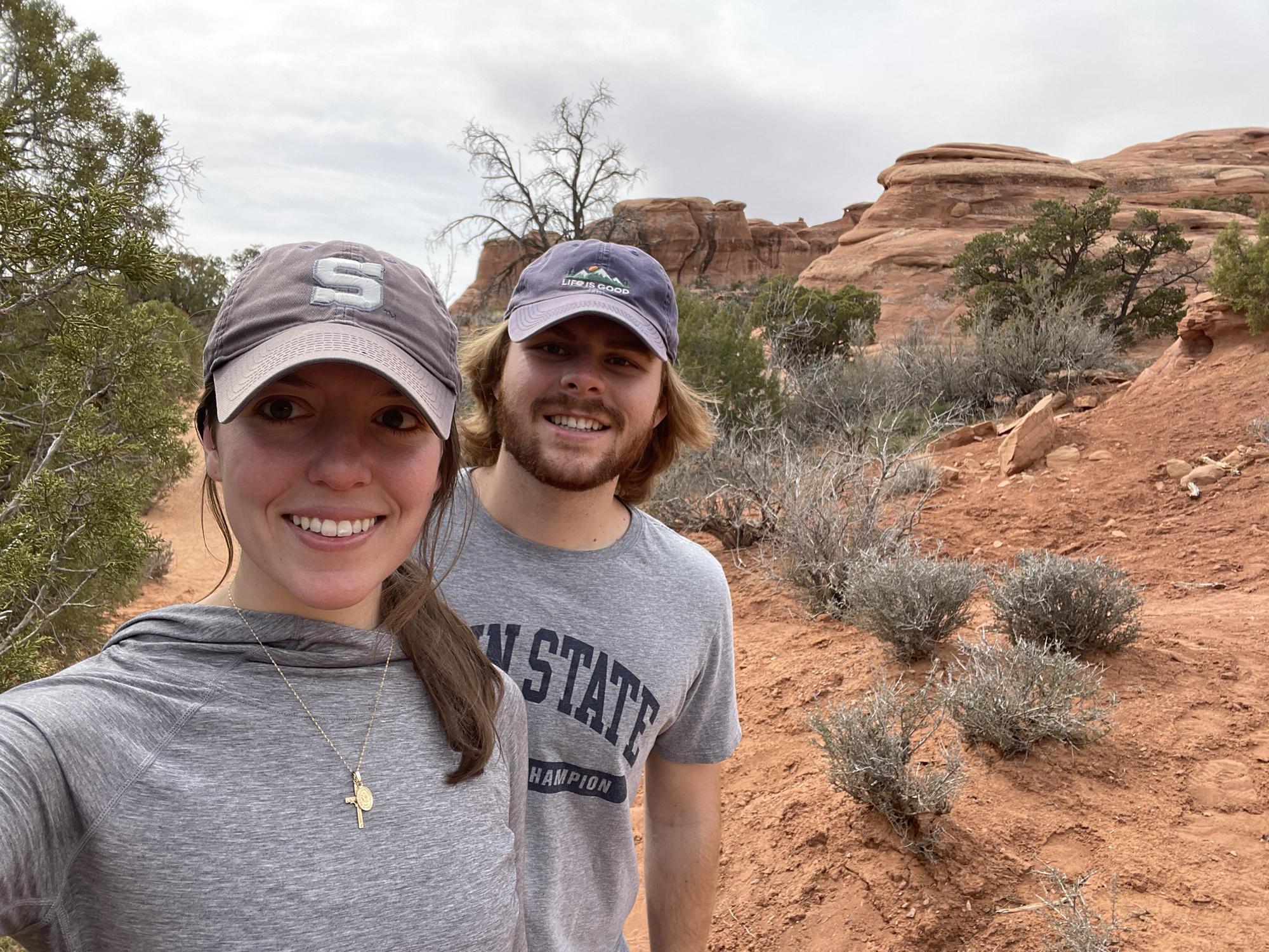 Hiking in Moab, Utah