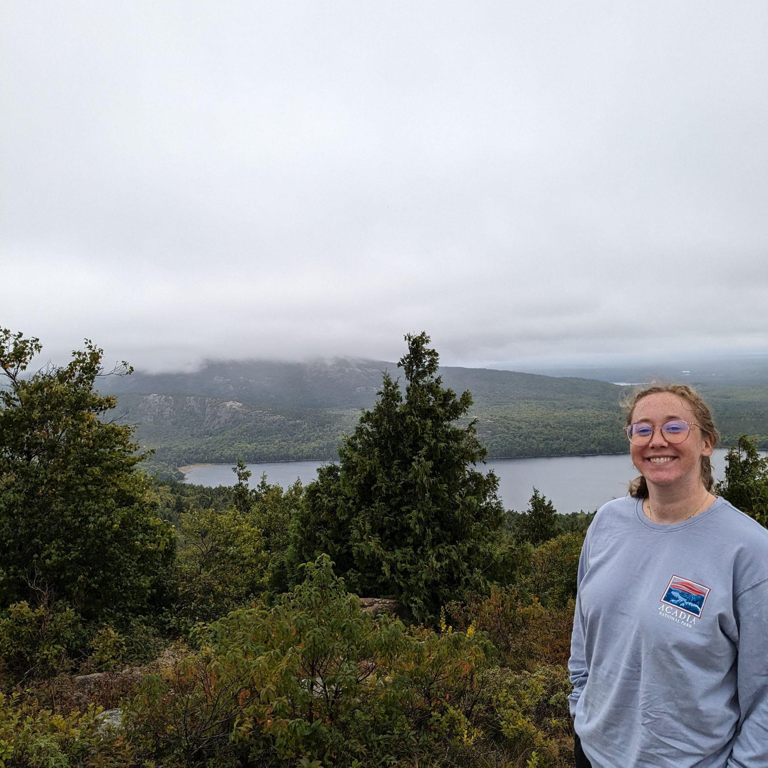 Emily at Acadia National Park