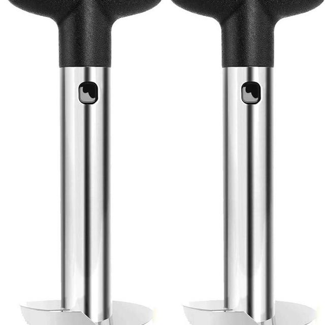 2 Pack Pineapple Slicers Corer Tools Stainless Steel Remove Peel Cut