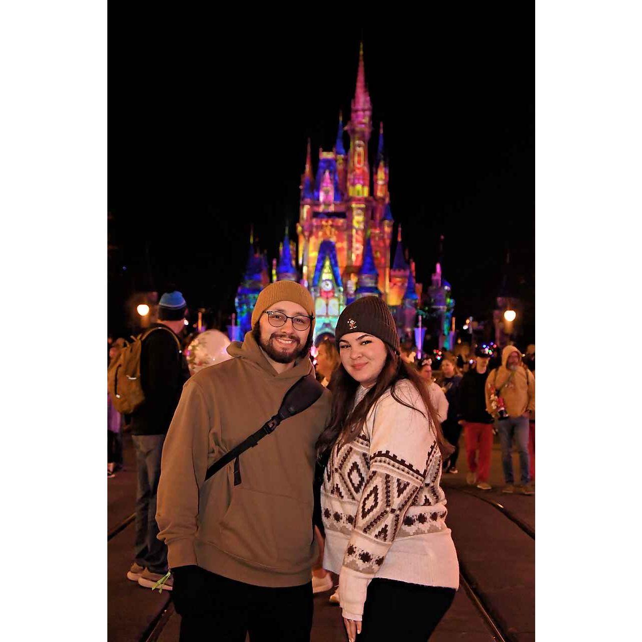 The day we got engaged at the most magical place on earth!