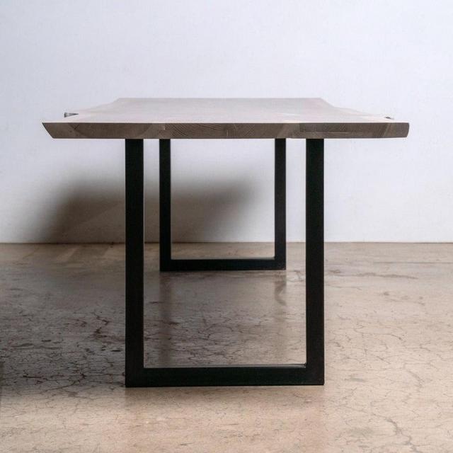 Sunrise Dining Table | Modern Wood and Steel Dining Table