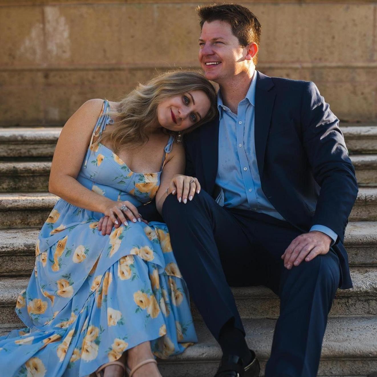 Our beautiful engagement evening in Palm Beach