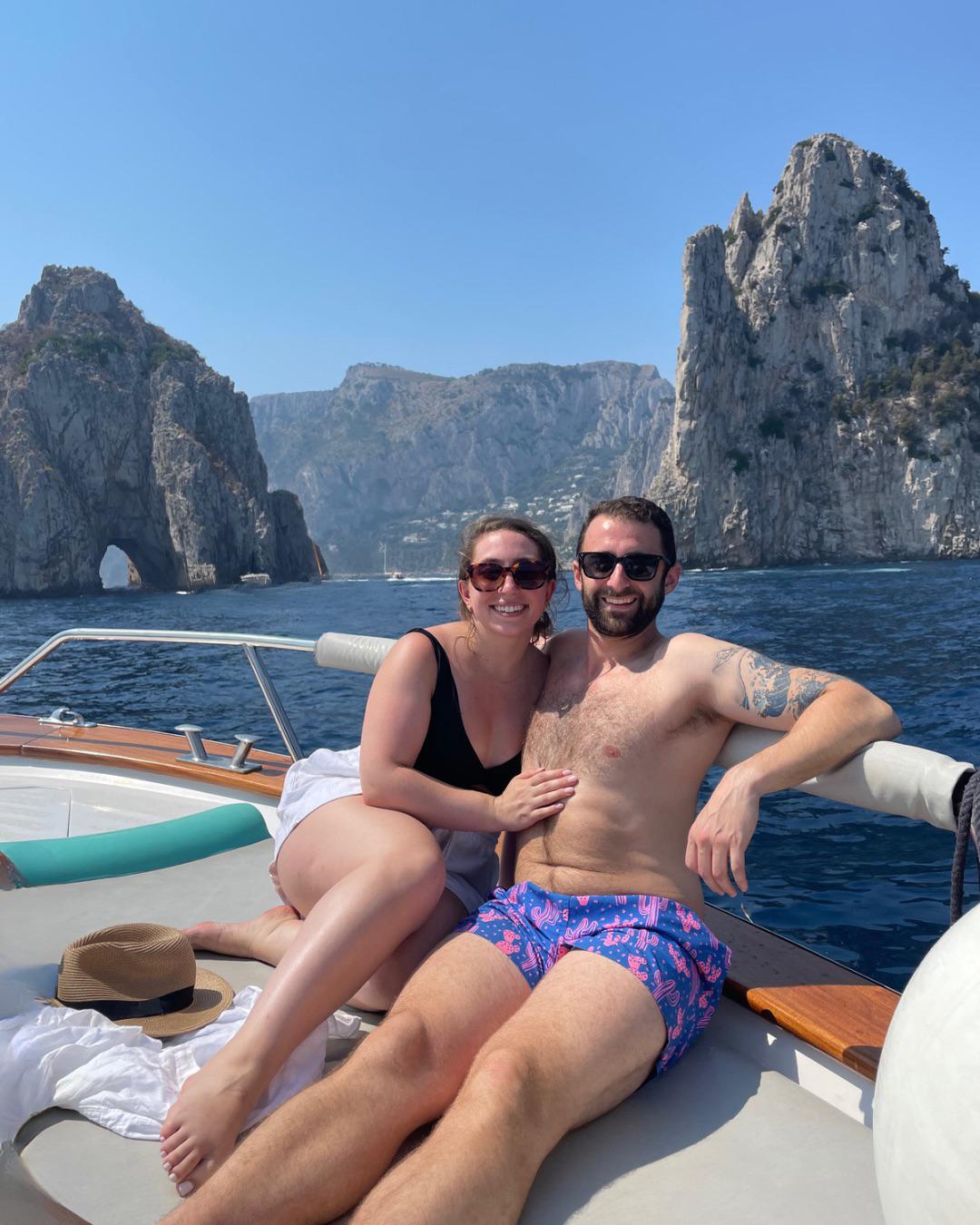Boat tour of Capri!