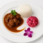 Riz Blanc et Boeuf en Sauce Créole