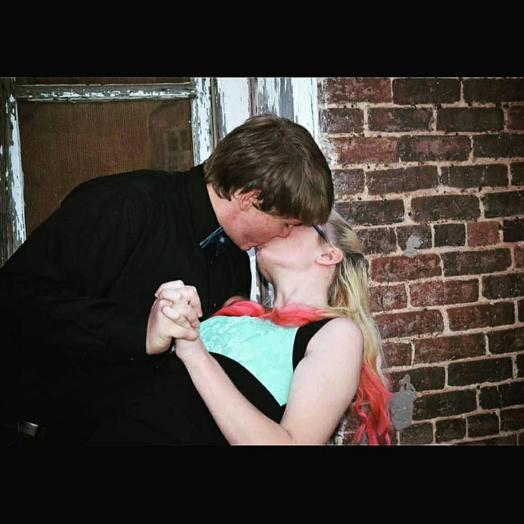This picture is from Katie and Cody first Homecoming together. 2015