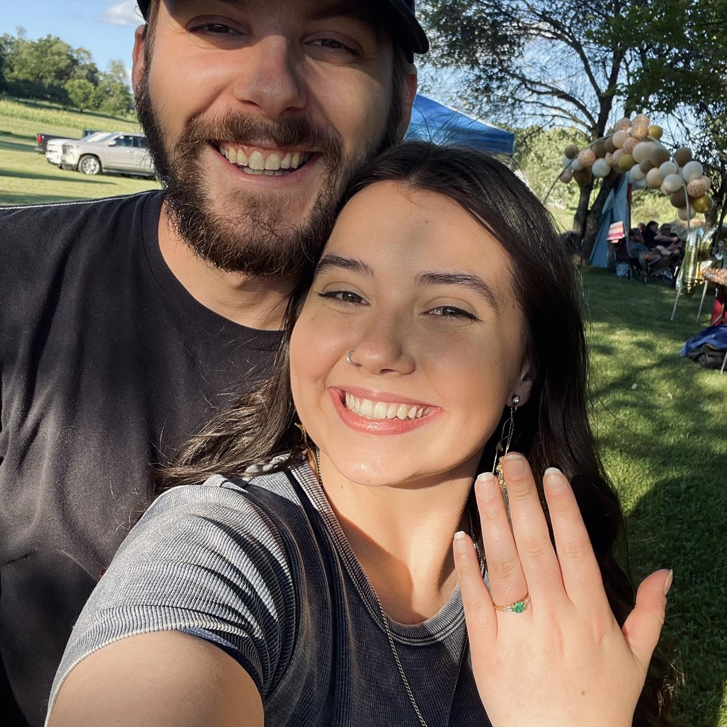 She said YES! 💍♥️