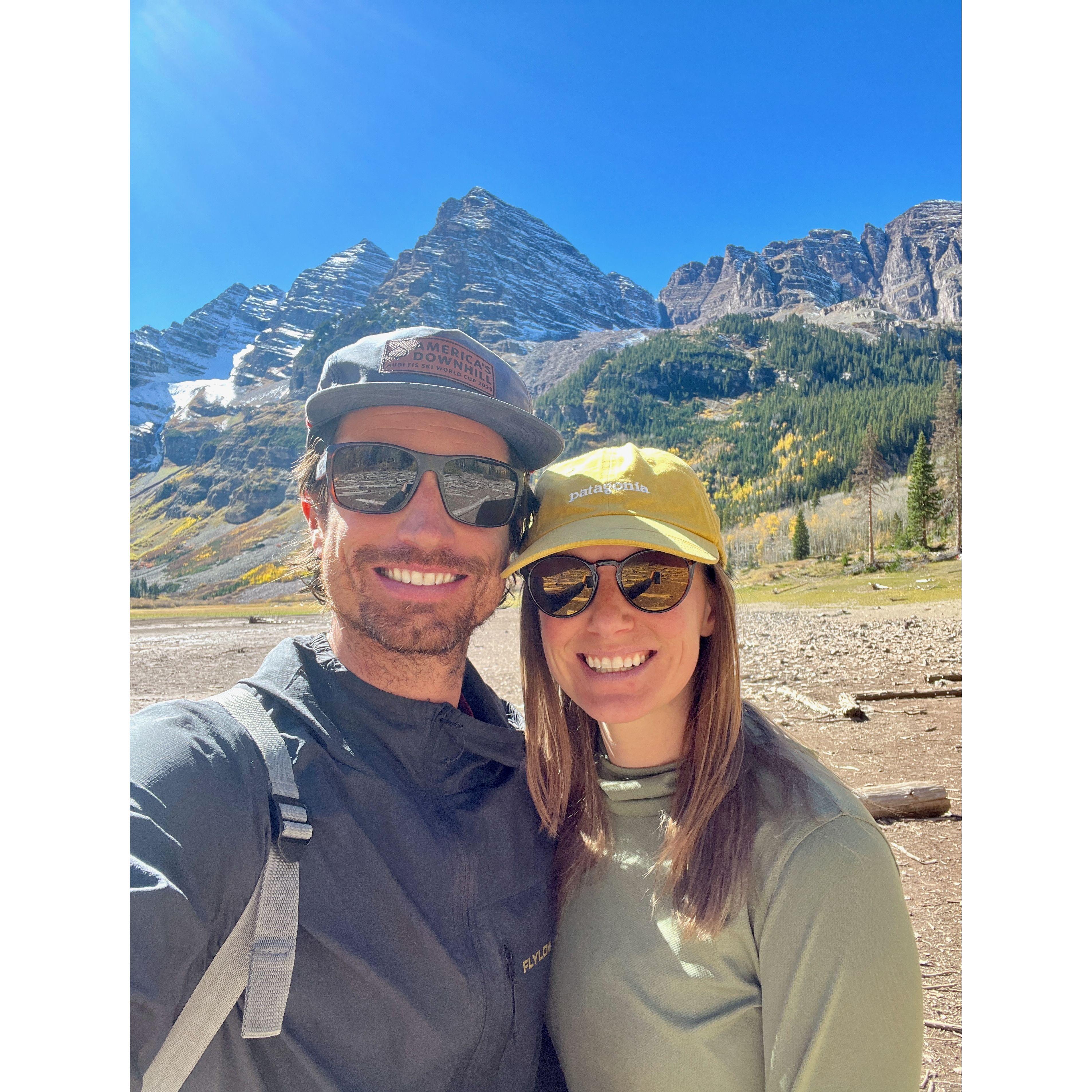 Hiking to the Maroon Bells