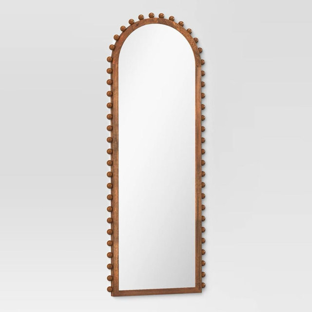 25"x65" Carved Beaded Floor Mirror - Threshold™