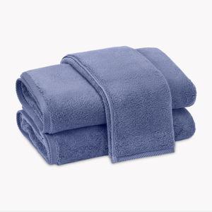 Matouk Milagro Periwinkle Tub Mat