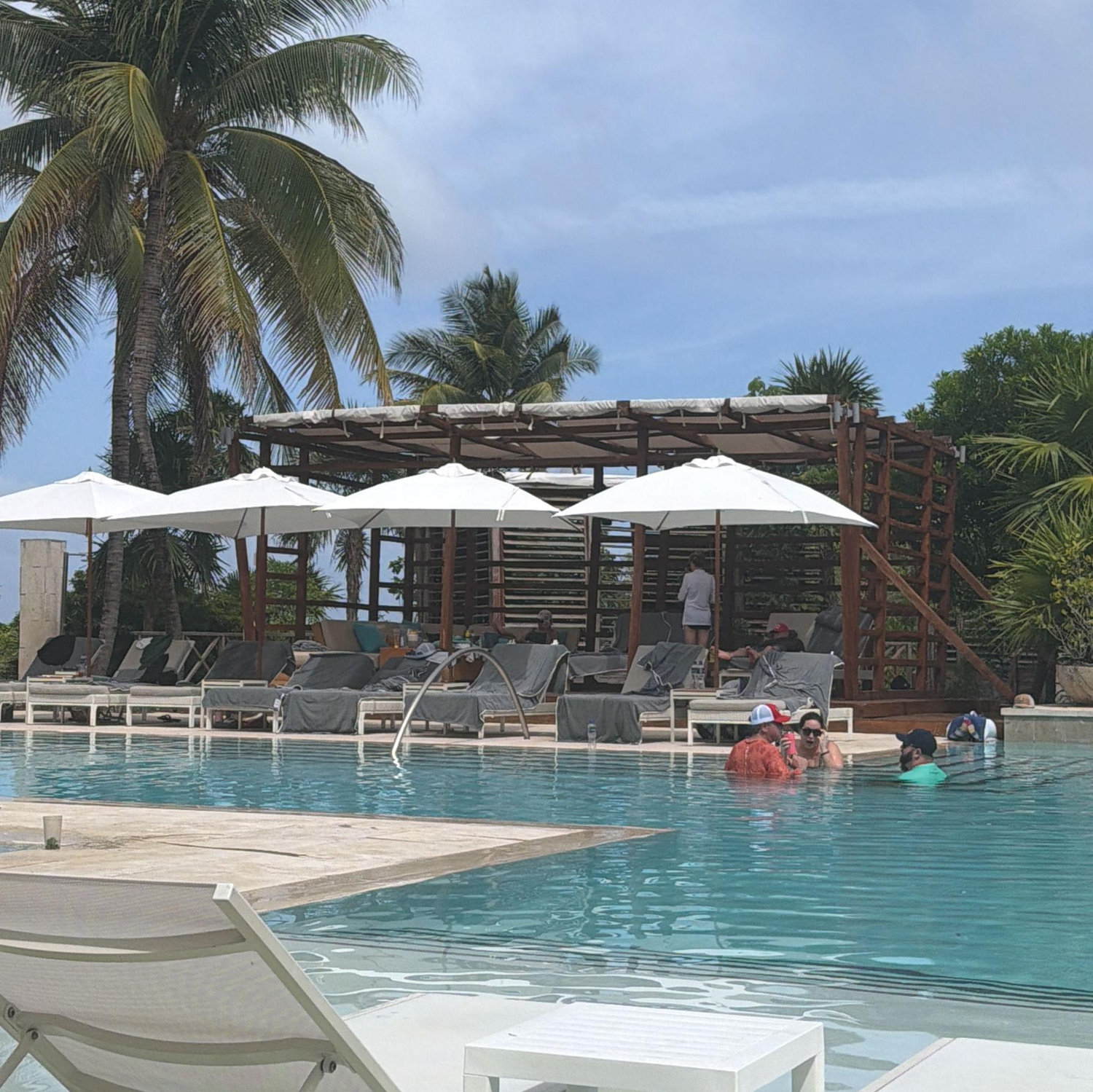 "Relaxing" Pool. Furthest from Social pool and more secluded!