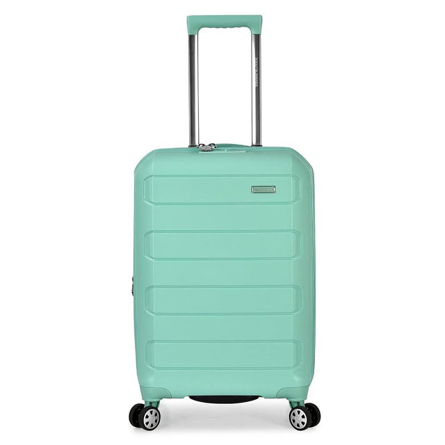 Traveler's Choice Pagosa Indestructible Hardshell Expandable Spinner Luggage, Mint, Carry-on