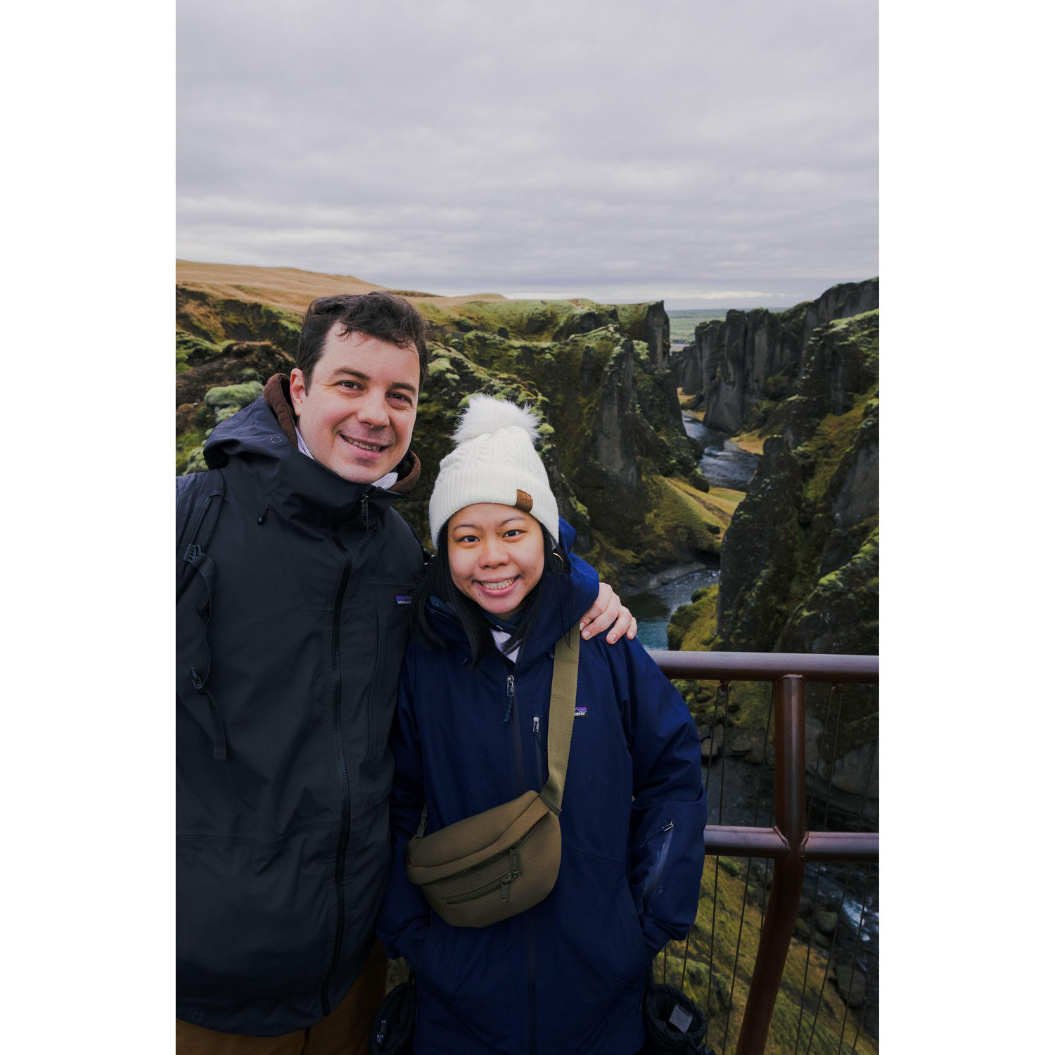 Fjaðrárgljúfur Canyon, Iceland. Yes, we try to pronounce it