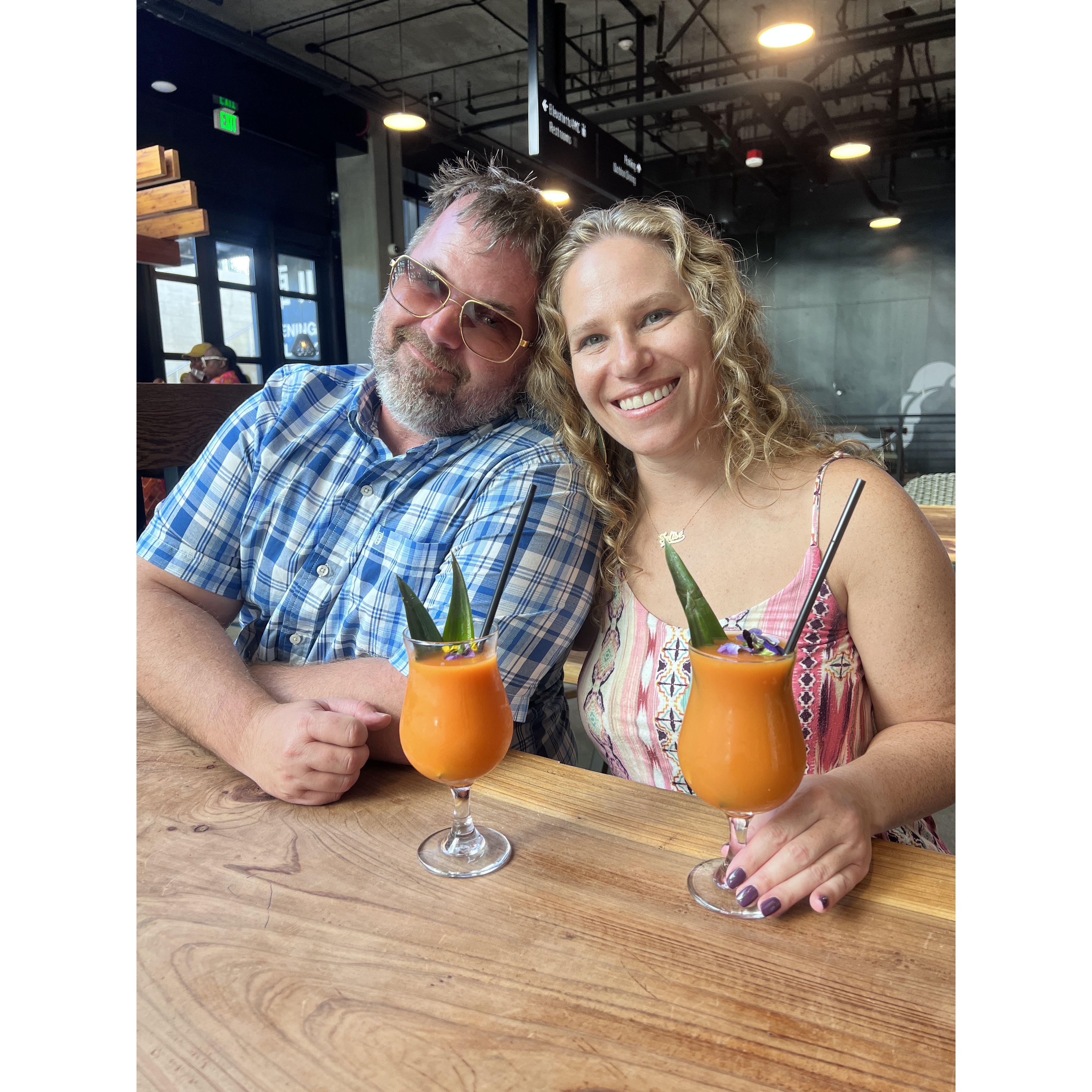 Birthday drinks with friends after the movie!