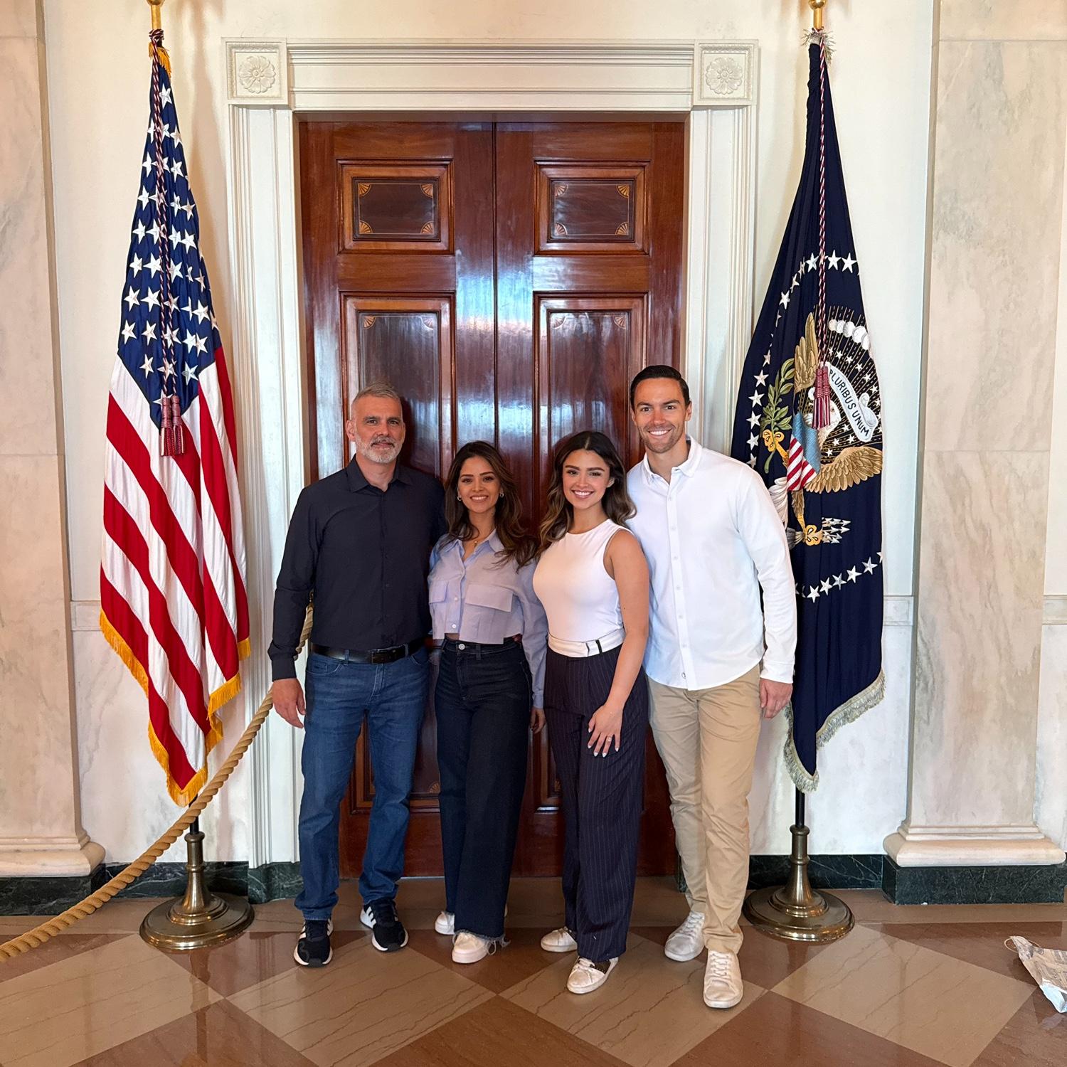 Sofia and Christopher welcome Sofia’s parents for The Weeknd. They got to tour the White House!