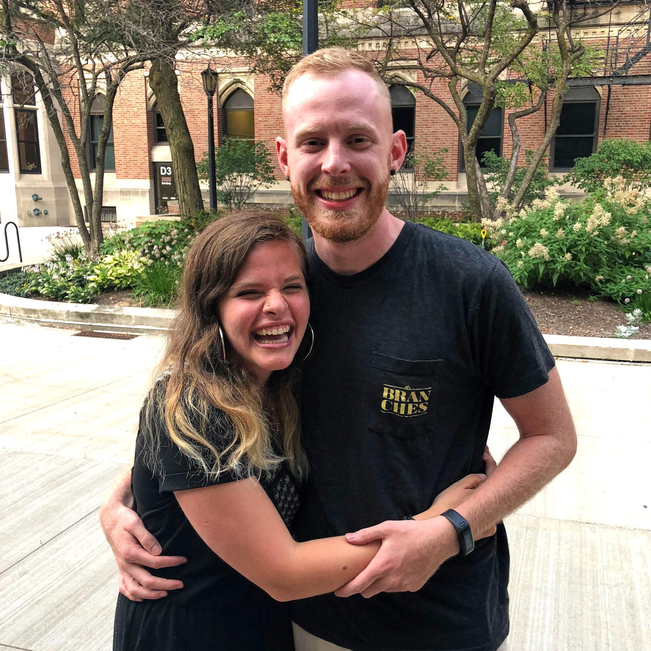 Rachel surprised Brennan for his birthday and came home from Colorado early!