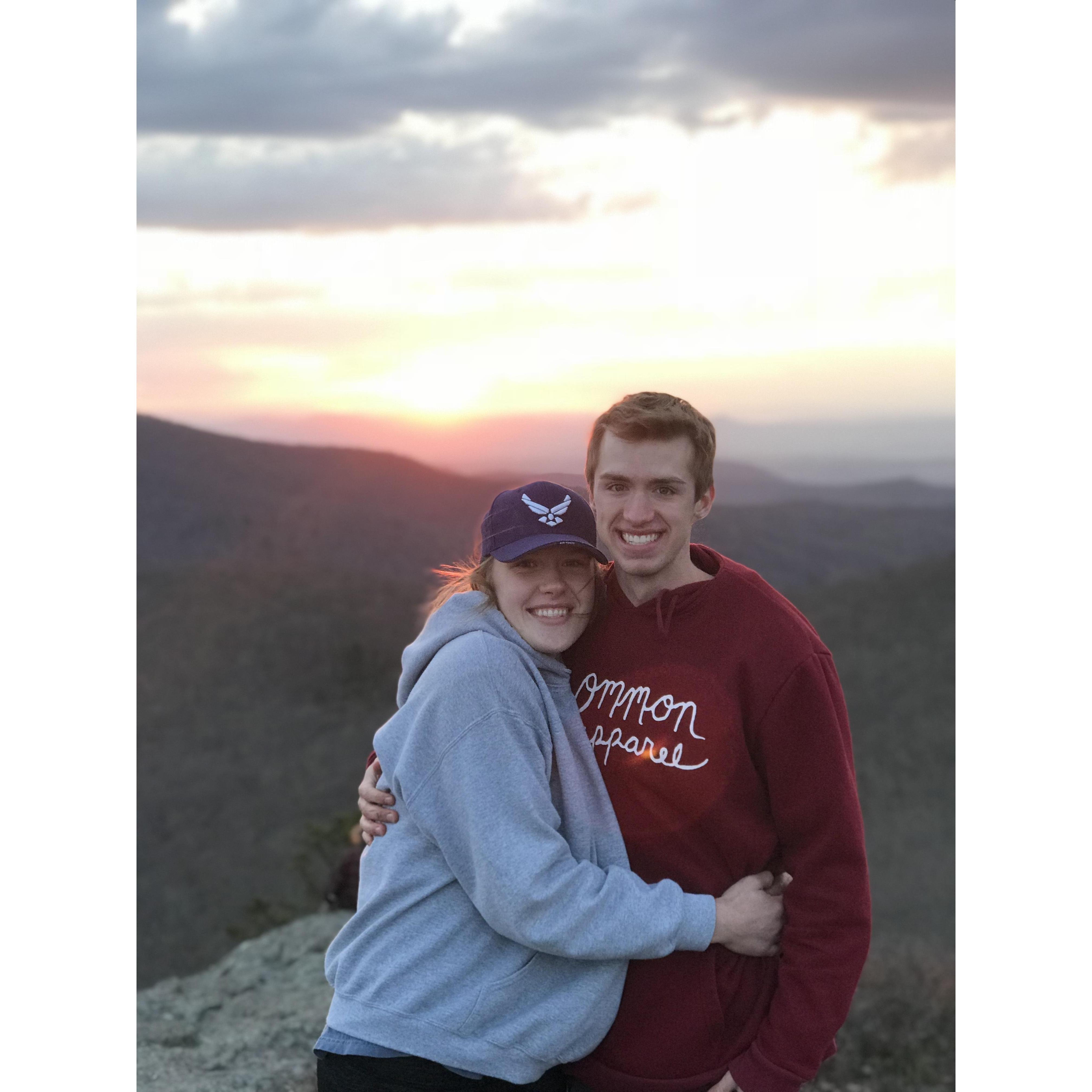 Camping at Spy Rock, VA
