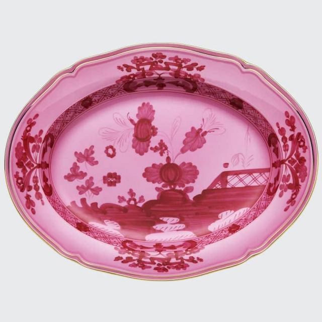 Oriente Italiano Oval Platter, Porposa