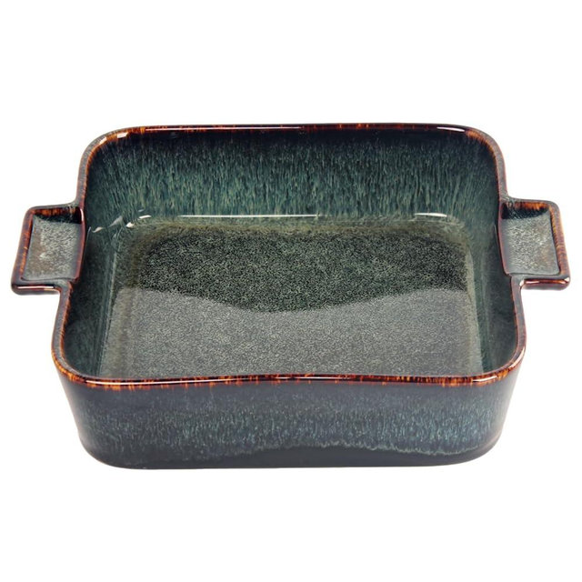 LIUYWYHCF Ceramic Casserole Baking Dish, 2 Quarts Baking Dish for Oven, Lasagna Pans, Oven Safe Durable Bakeware for Kitchen Home Decor, Banquet and Dinner, Square 1 pieces, 9.5 x9.5 Inch