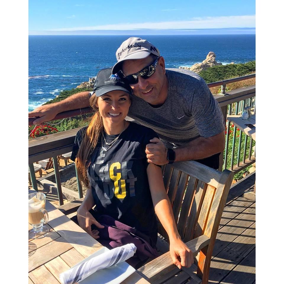 Brit & her Dad in Pebble Beach, CA