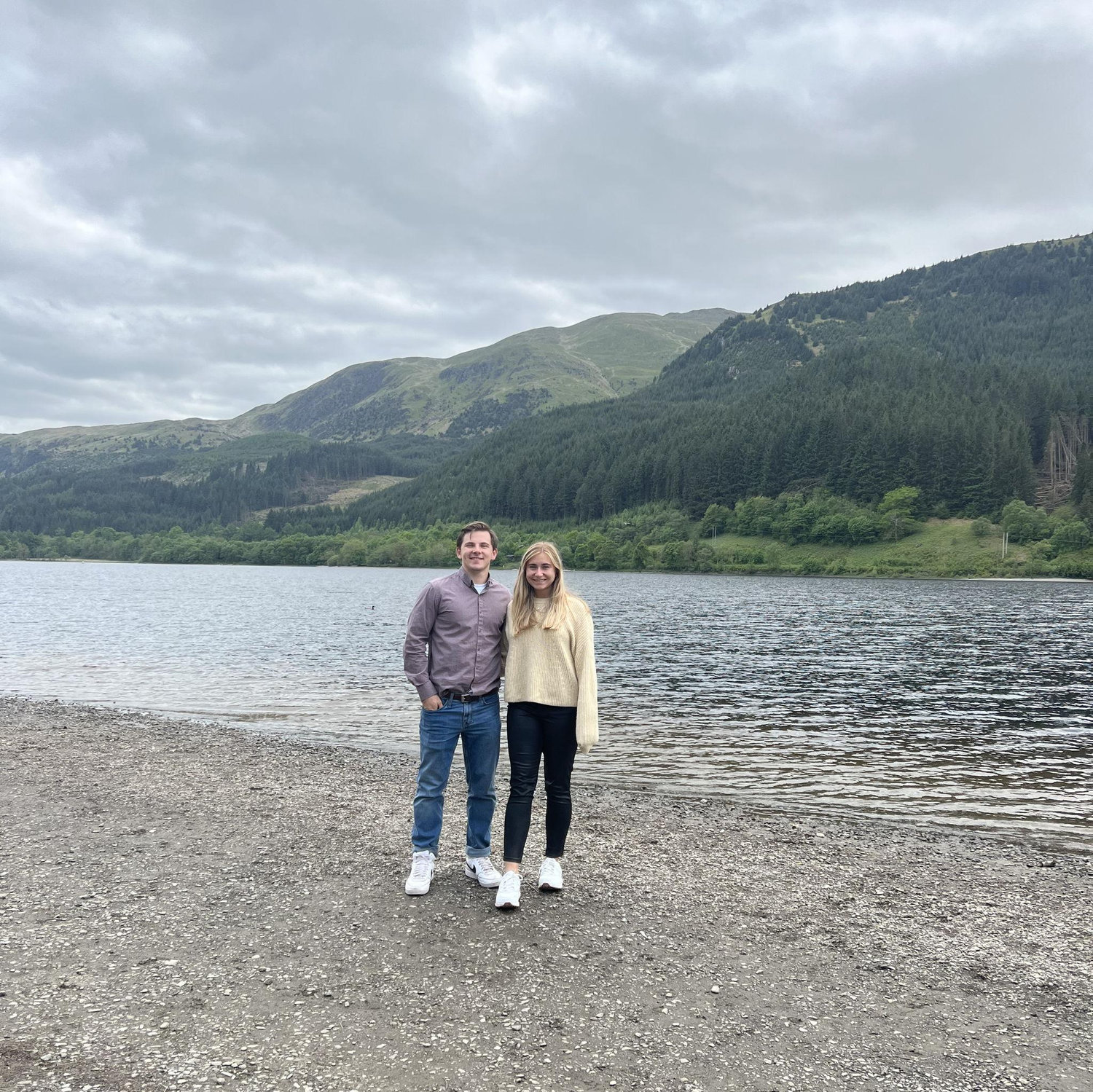 Erica and Pat in Scotland, UK in 2023