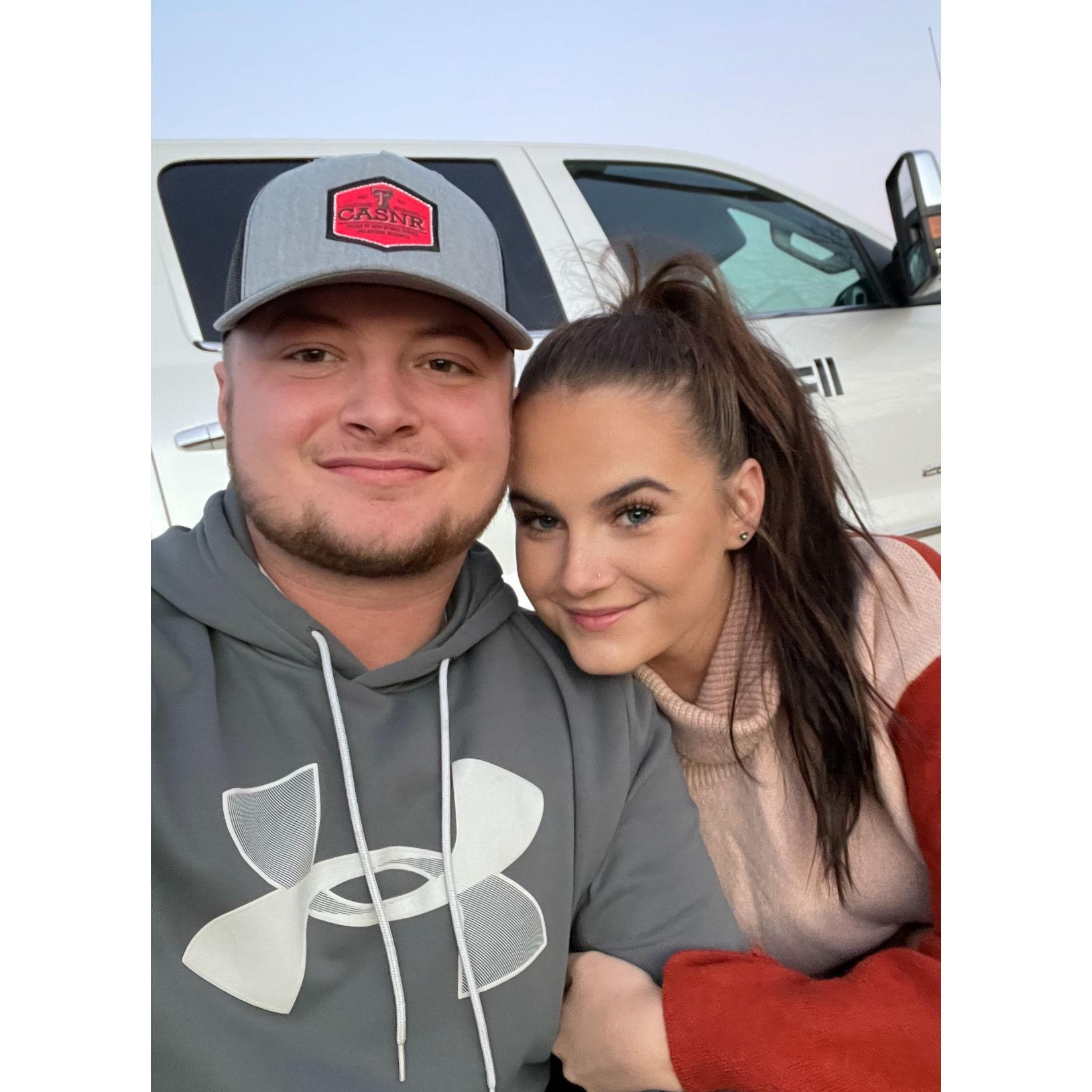 Our first (but technically second) Valentine's day! Our first date was on 2/14, so this was our first one being officially together.
