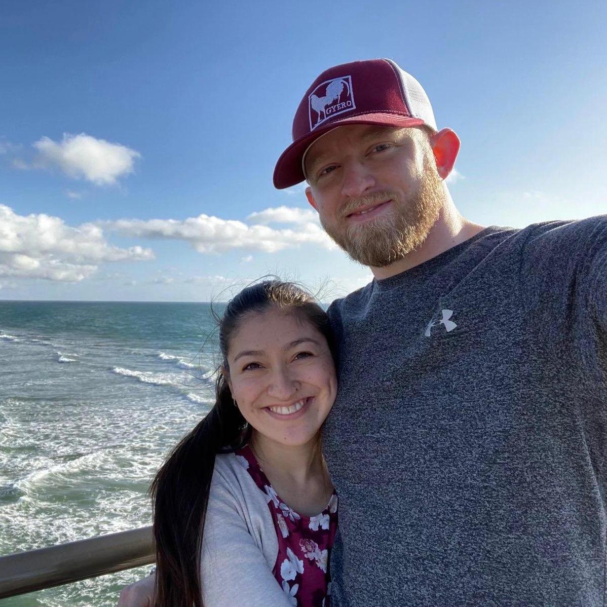 On the Huntington Beach Pier in Huntington, CA