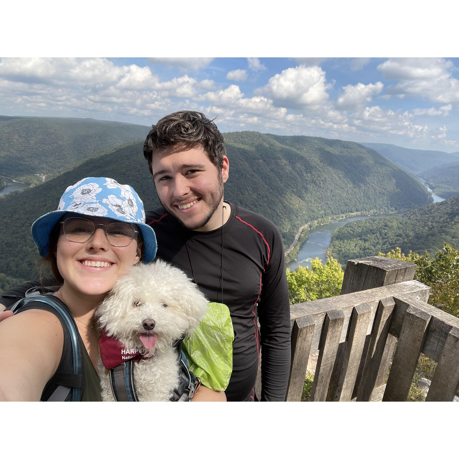 Our camping trip to New River Gorge National Park, we had invested in a camping tent together for this trip