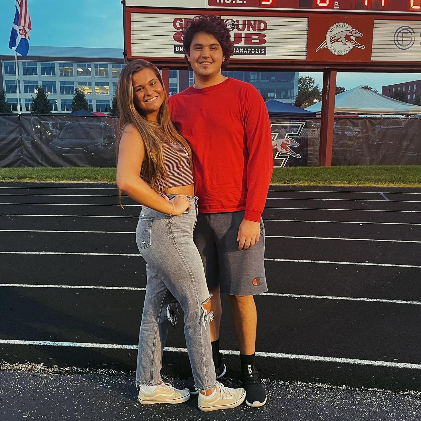 UIndy Homecoming Football game for Cole's cousin Cade in 2021.