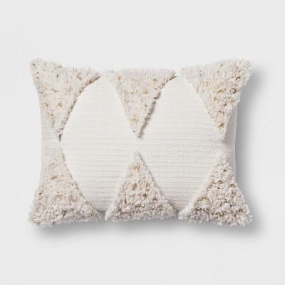 Cream Fringe Lumbar Pillow - Opalhouse™