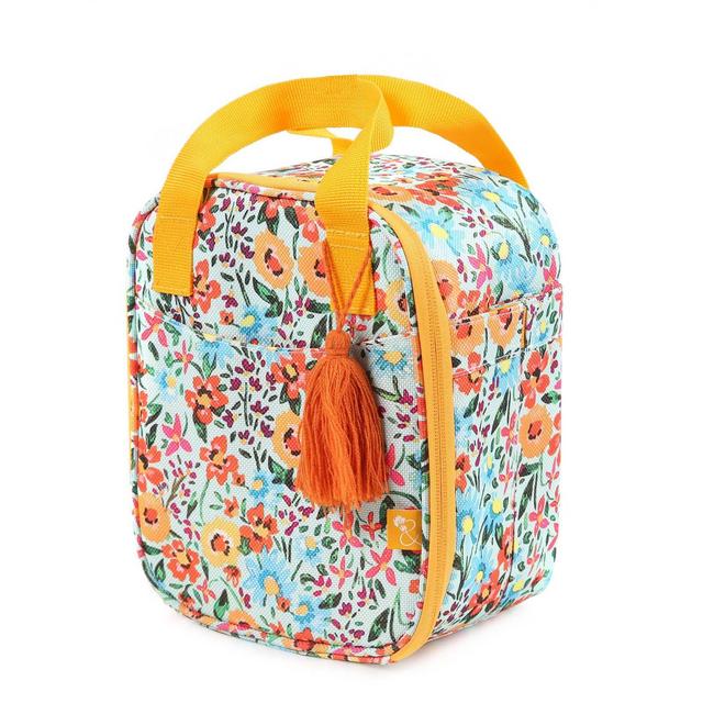 Thistle & Thread Clementine Upright Lunch Bag - Sunny Day Floral