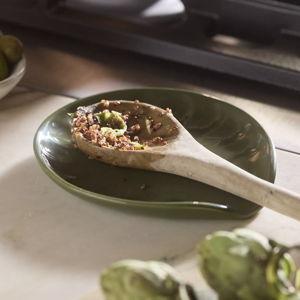 The Latte Stoneware Spoon Rest: Amelie Edition