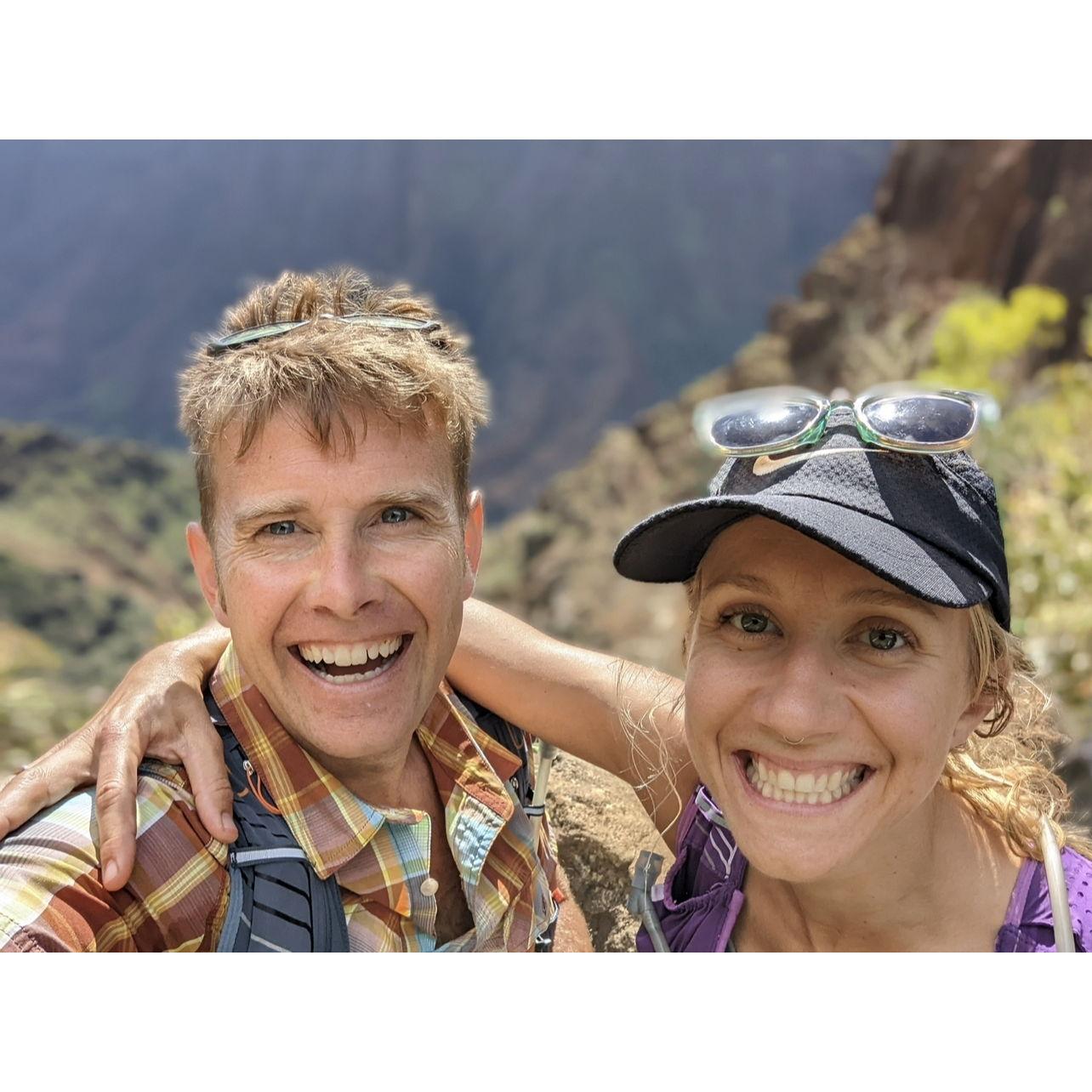 In Kauai at Waimea Canyon!