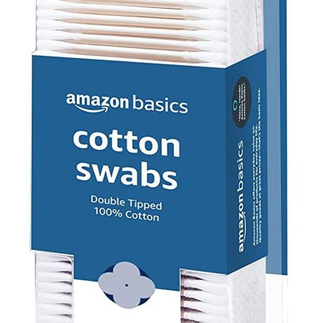 Amazon Basics Cotton Swabs, 500 ct, 1-Pack (Previously Solimo)