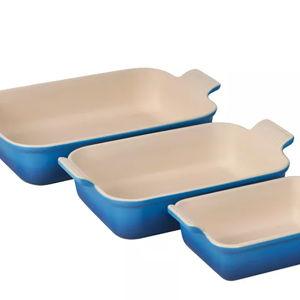 Le Creuset Set of 3 Heritage Bakers