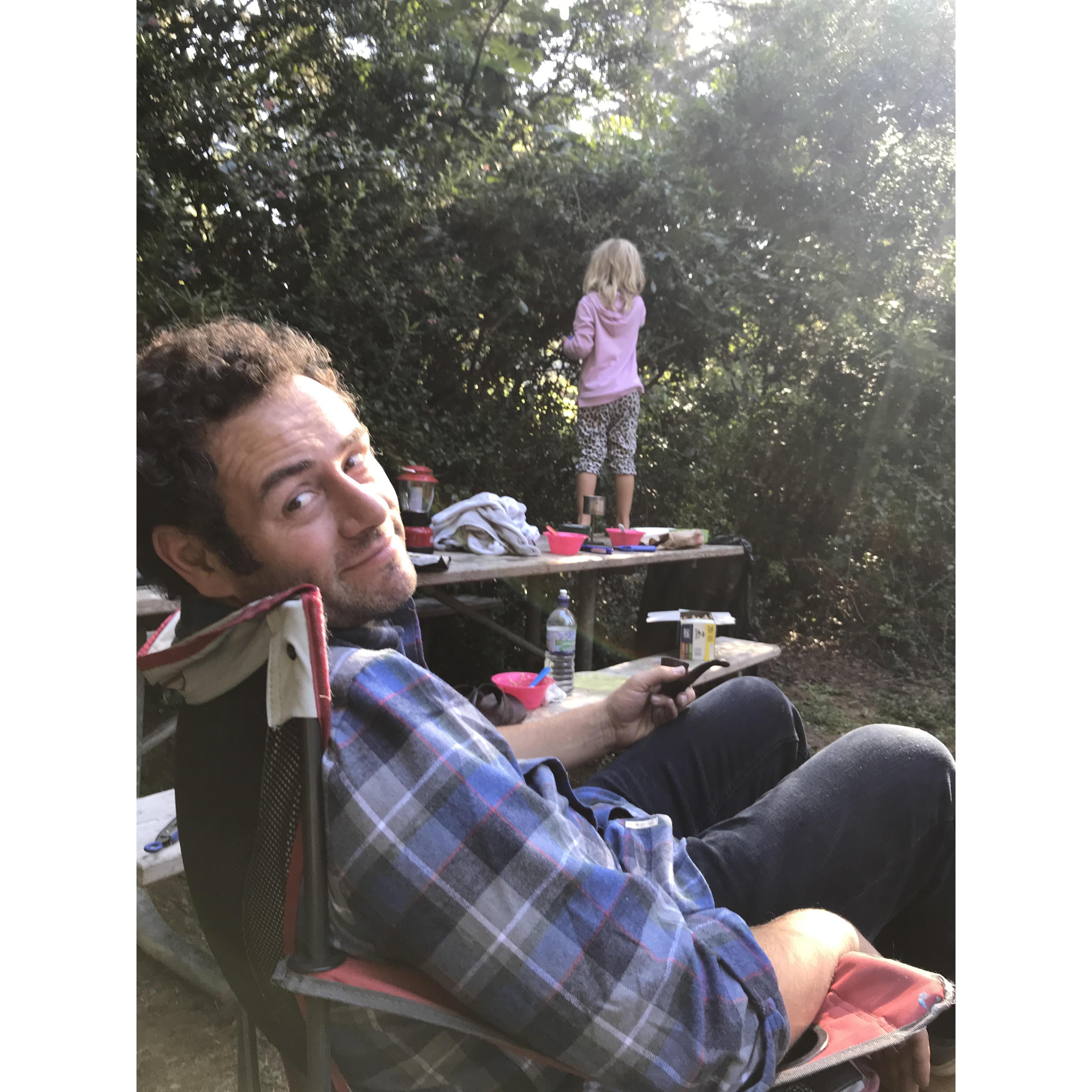 Blackberry picking at Harris Beach. Oregon Trip 2019