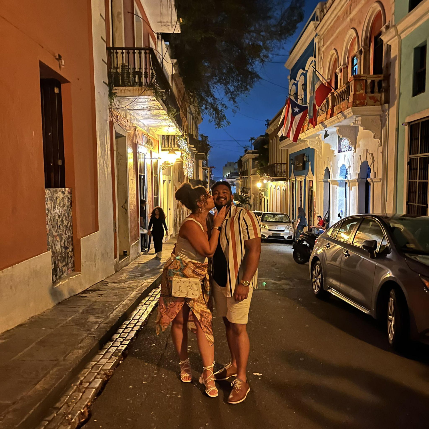 After a night out in Old San Juan!