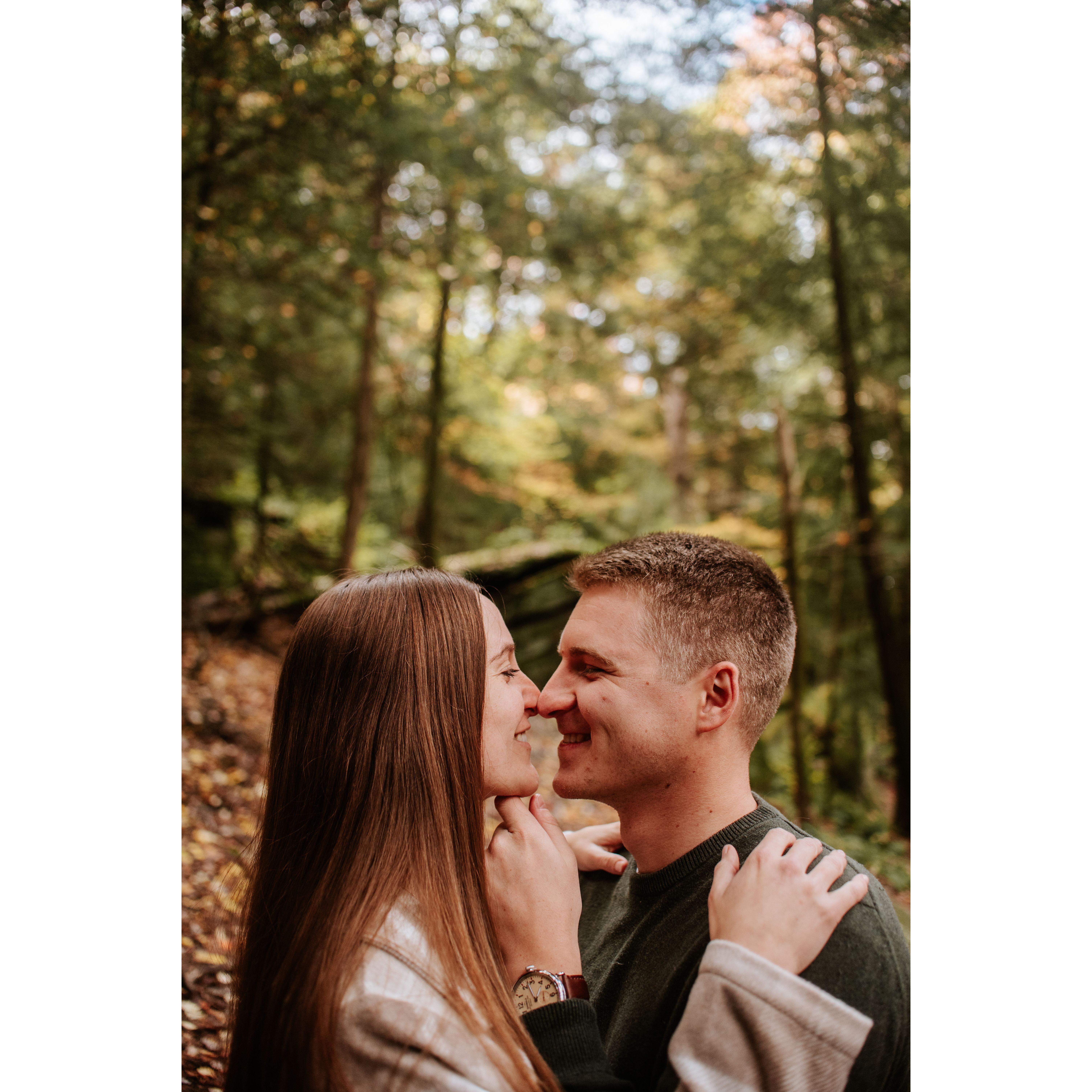 Engagement photo session, October 2023