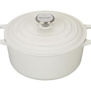 Le Creuset - Large Round Dutch Oven - White