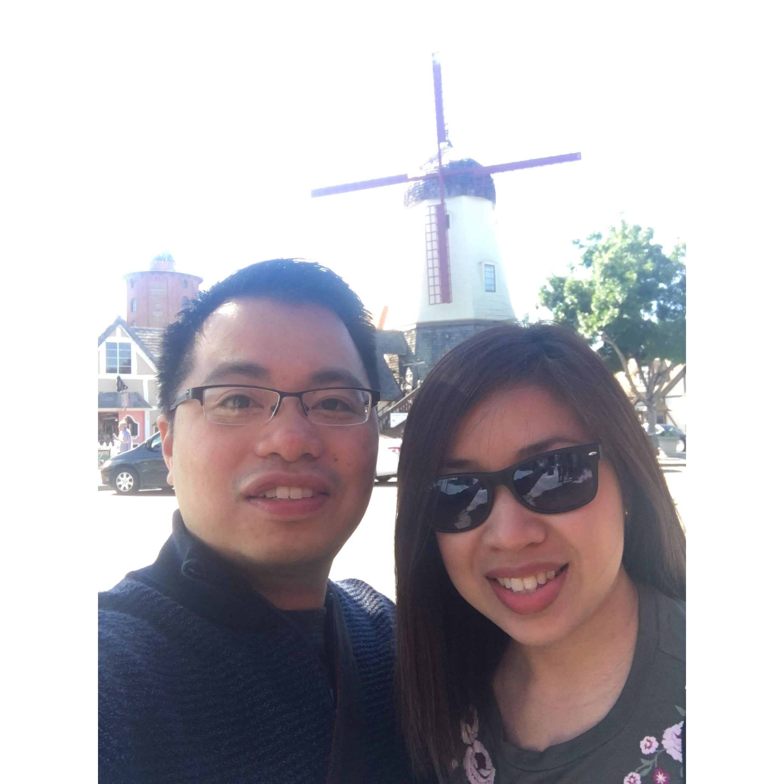 The old Danish town of Solvang, CA.
