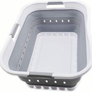 SAMMART 42L (11 gallon) Collapsible Plastic Laundry Basket