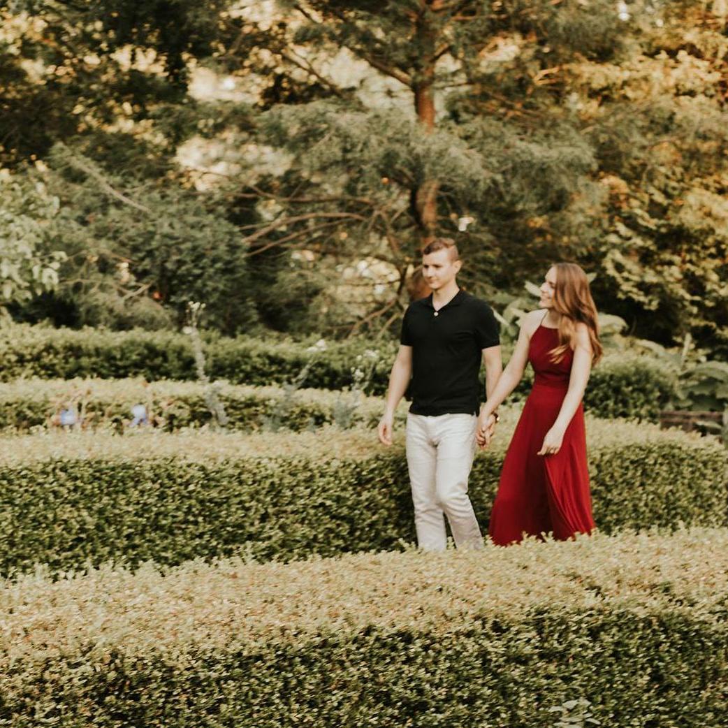 Engagement Photos - Mellon Park